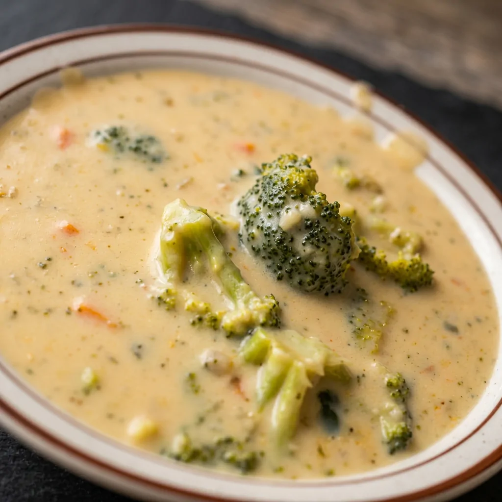 Broccoli cheese soup